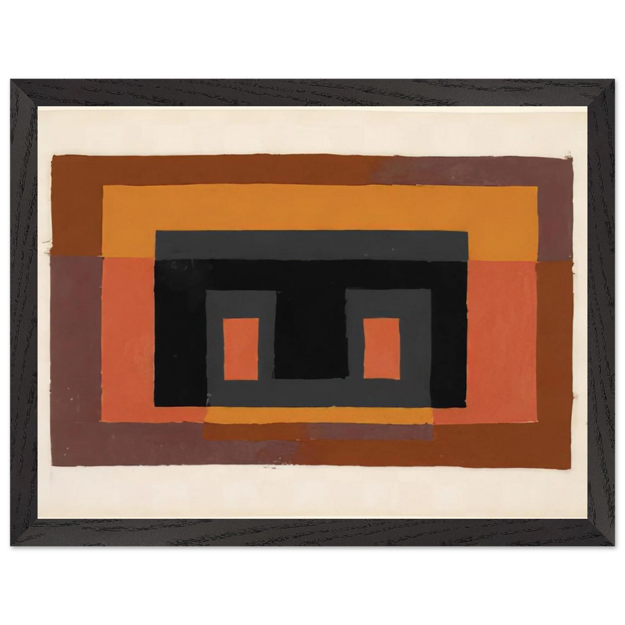 STUDY FOR VARIANT 1947 by Josef Albers — Framed art print at Zephyeer