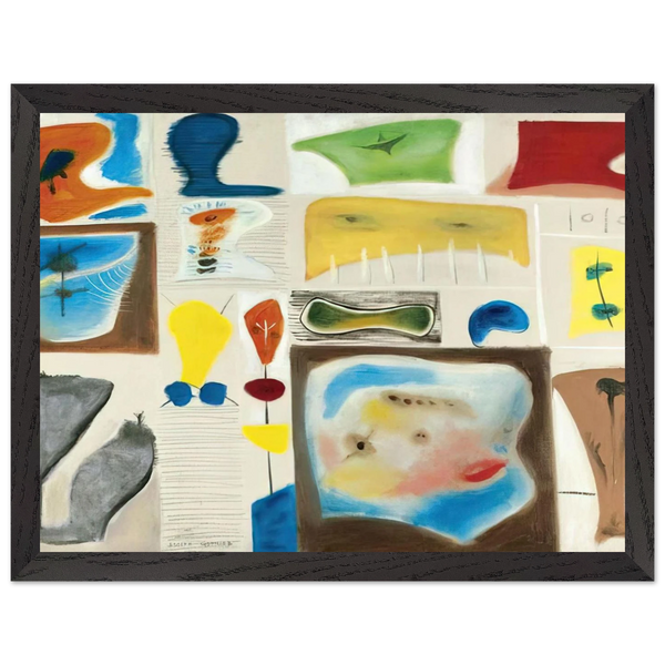 A palette of imagery - 1944 by Adolph Gottlieb — Framed art print at Zephyeer