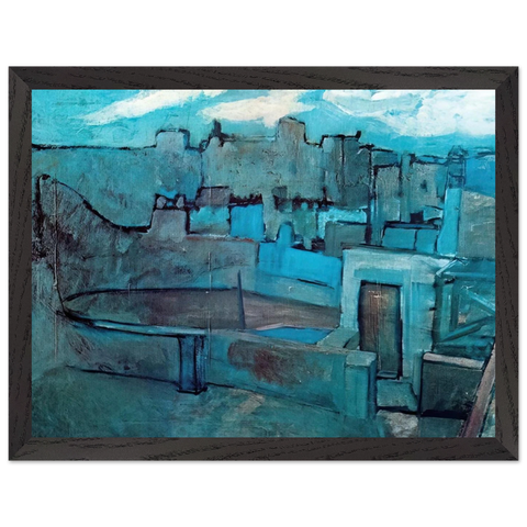 The roofs of Barcelona by Pablo Picasso — Framed art print at Zephyeer
