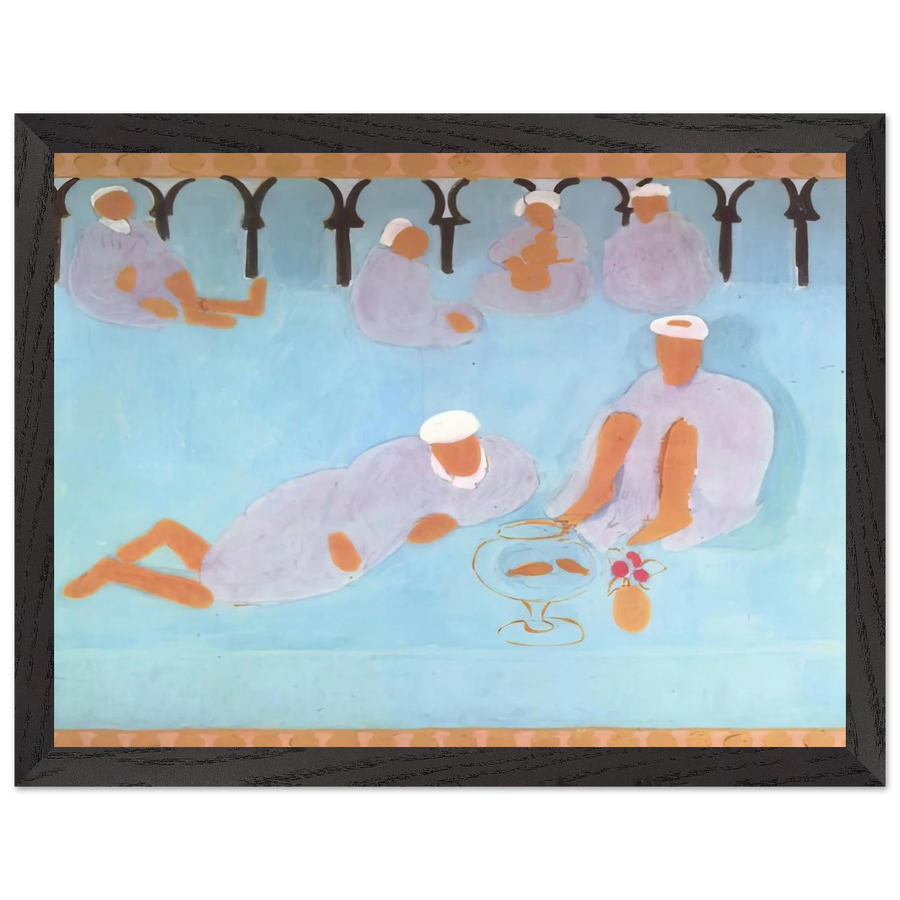 MOROCCAN CAF 1913 by Henri Matisse — Framed art print at Zephyeer
