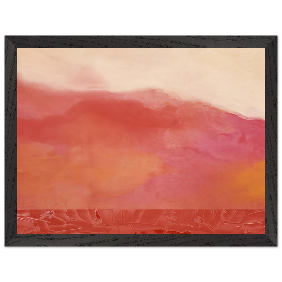 Red Hurricane - 1969 by Ronnie Landfield — Framed art print at Zephyeer