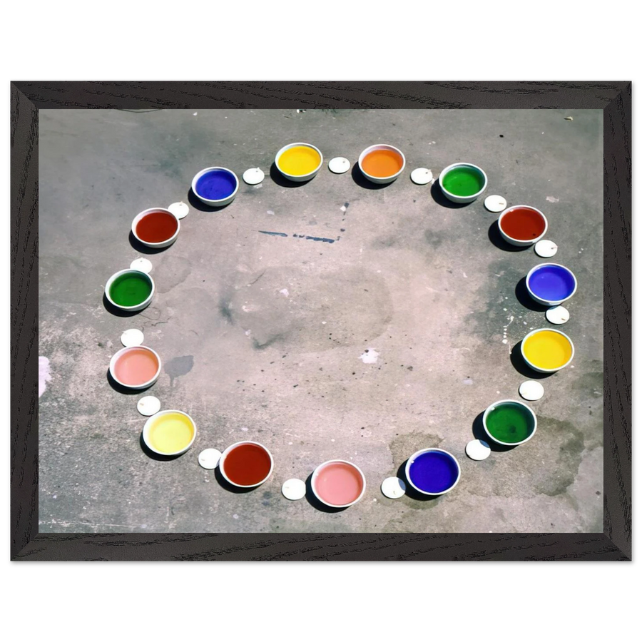 Wheel of Delights - 1967 by Lygia Pape — Framed art print at Zephyeer