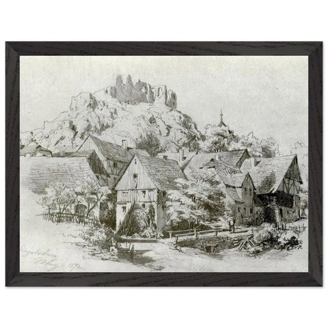 Engelsburg by John Singer Sargent — Framed art print at Zephyeer