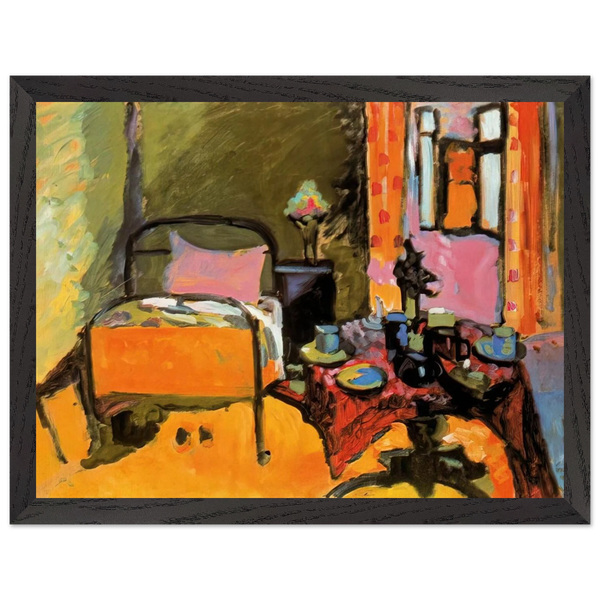 BEDROOM IN AINTMILLERSTRASSE 1909 by Wassily Kandinsky — Framed art print at Zephyeer