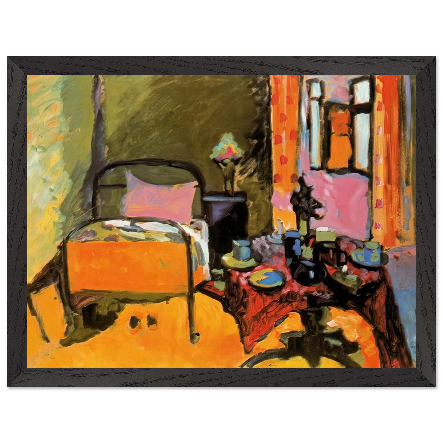 BEDROOM IN AINTMILLERSTRASSE 1909 by Wassily Kandinsky — Framed art print at Zephyeer