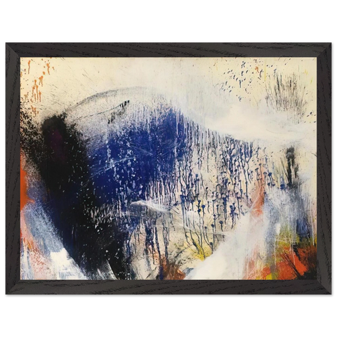 Untitled - 1960 by Norman Bluhm — Framed art print at Zephyeer