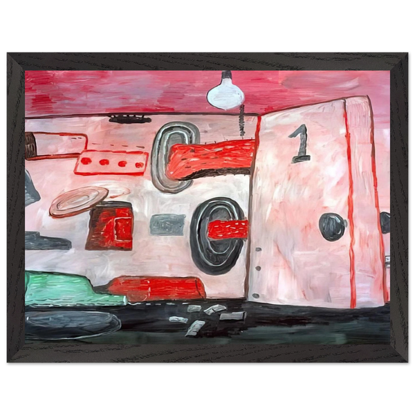 INSIDE OUTSIDE 1977 by Philip Guston — Framed art print at Zephyeer