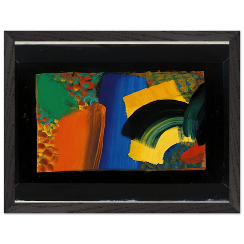 Patrick Caulfield in Italy - 1992 by Howard Hodgkin — Framed art print at Zephyeer
