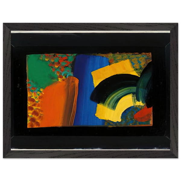 Patrick Caulfield in Italy - 1992 by Howard Hodgkin — Framed art print at Zephyeer
