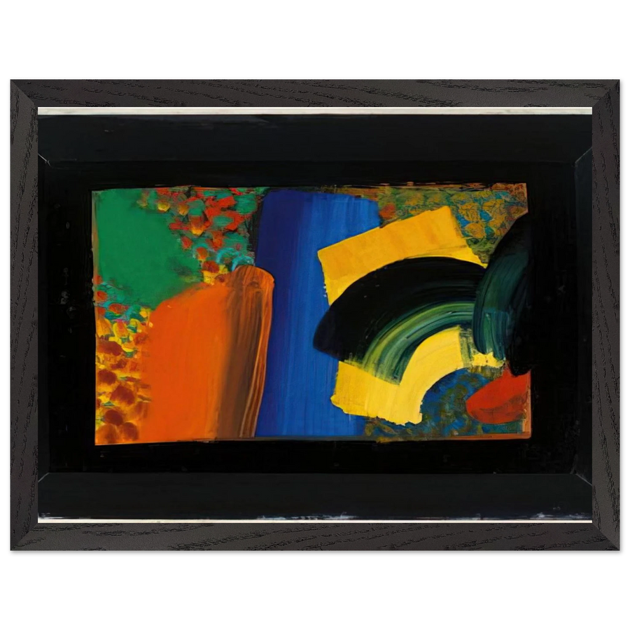 Patrick Caulfield in Italy - 1992 by Howard Hodgkin — Framed art print at Zephyeer