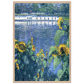 SUNFLOWERS ON THE BANKS OF THE SEINE by Gustave Caillebotte — Framed art print at Zephyeer