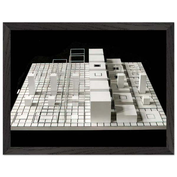 Serial Project #1 ABCD by Sol LeWitt — Framed art print at Zephyeer
