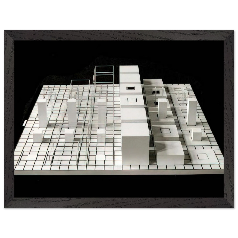 Serial Project #1 ABCD by Sol LeWitt — Framed art print at Zephyeer