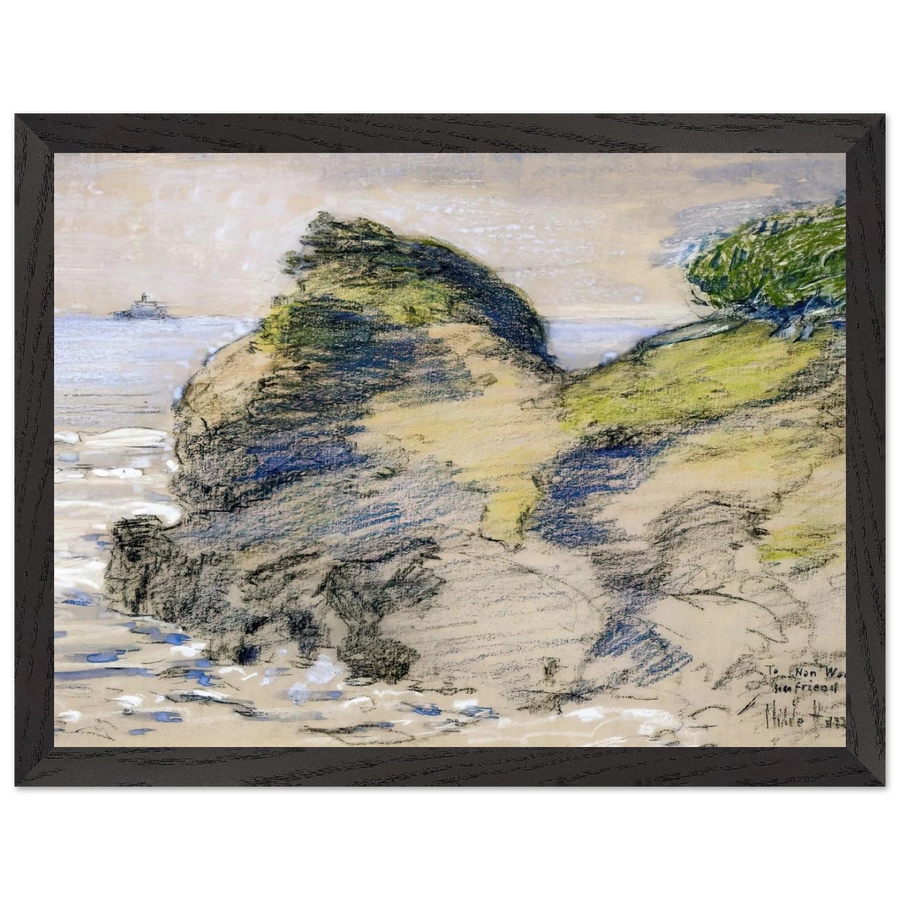 Oregon Coast by Childe Hassam — Framed art print at Zephyeer