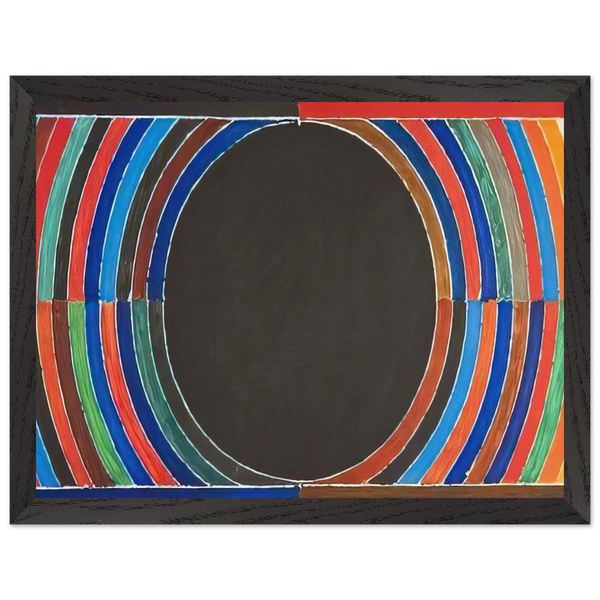 Composition V - Abstract Art by S. H. Raza — Framed art print at Zephyeer