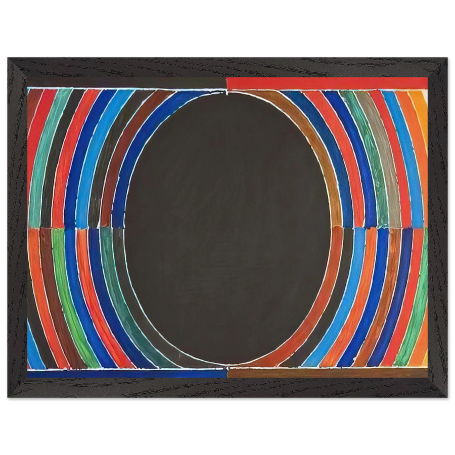 Composition V - Abstract Art by S. H. Raza — Framed art print at Zephyeer