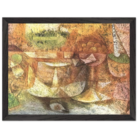 STILL LIFE WITH DOVE 1931 by Paul Klee — Framed art print at Zephyeer