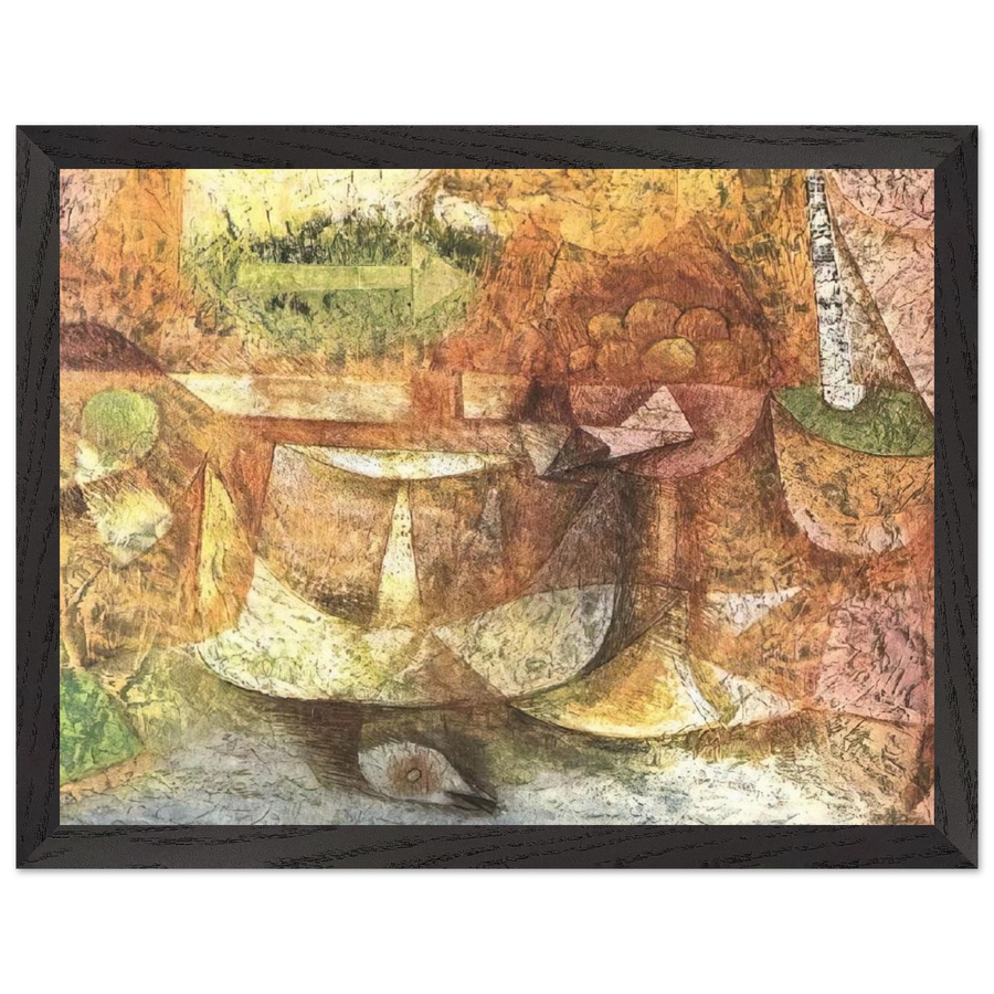 STILL LIFE WITH DOVE 1931 by Paul Klee — Framed art print at Zephyeer
