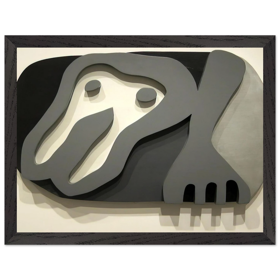 Shirt Front and Fork by Jean Arp — Framed art print at Zephyeer