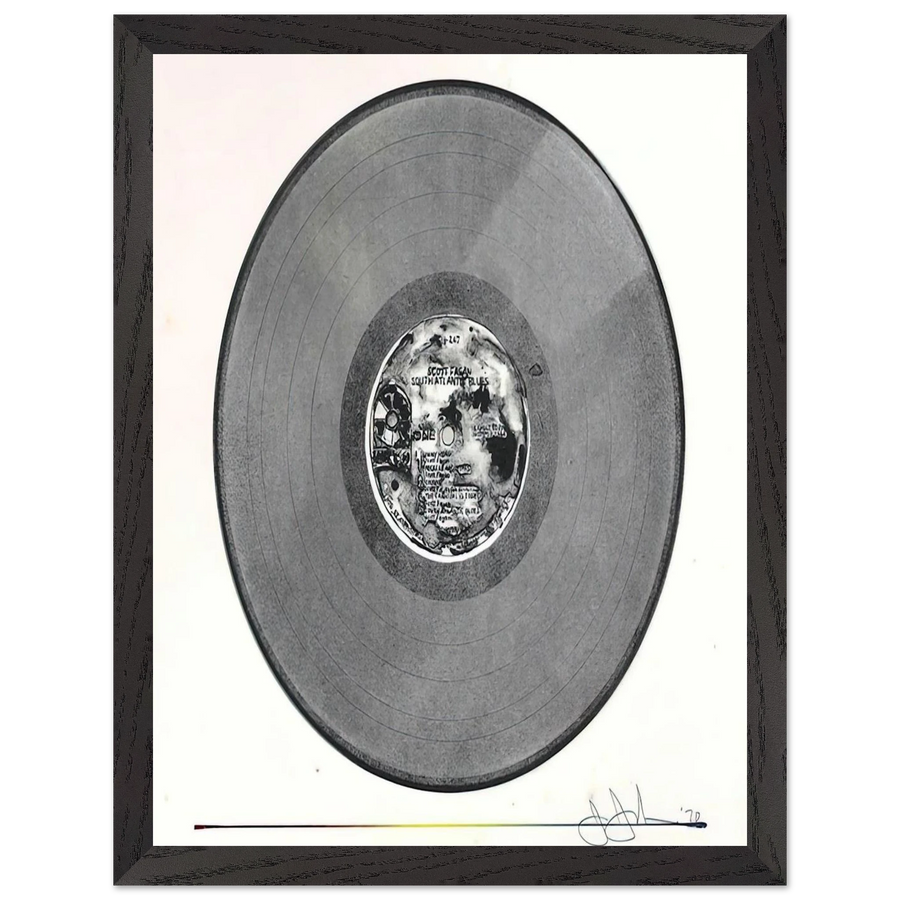 SCOTT FAGAN RECORD 1970 by Jasper Johns — Framed art print at Zephyeer
