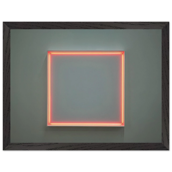 4 rythmes interférents en formant un carré - 1972 by Francois Morellet — Framed art print at Zephyeer