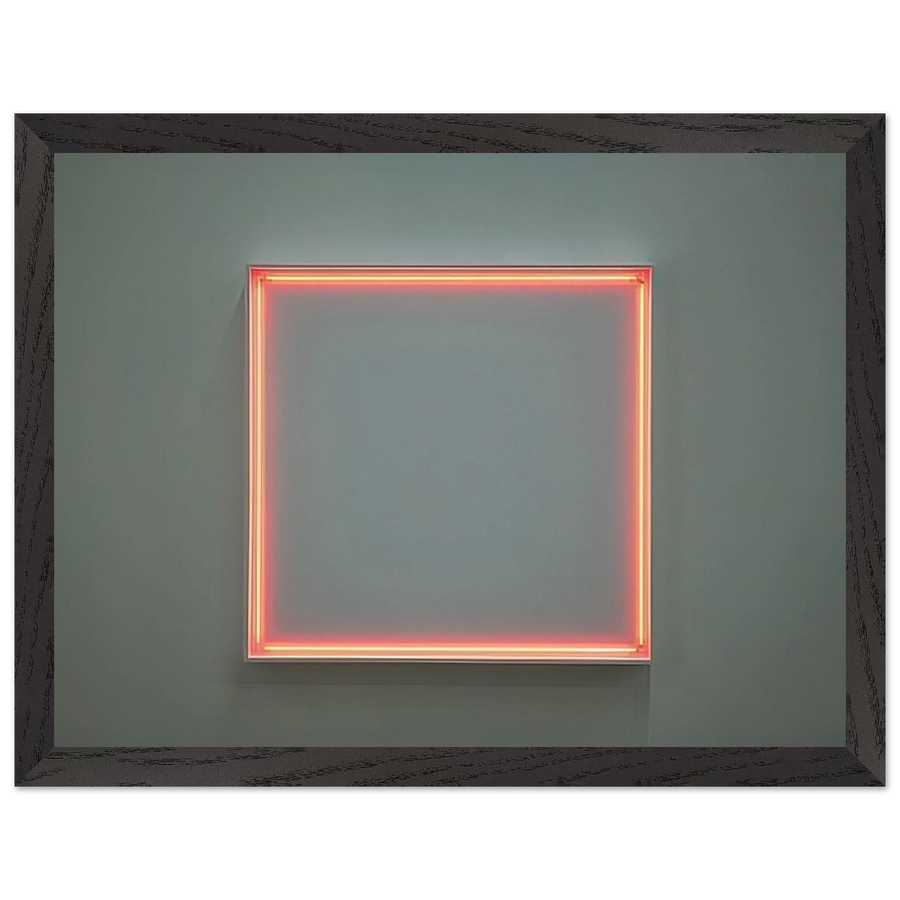 4 rythmes interférents en formant un carré - 1972 by Francois Morellet — Framed art print at Zephyeer