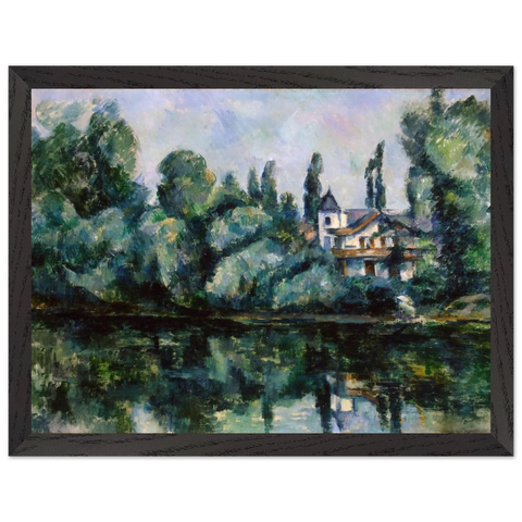 The Banks of the Marne by Paul Cézanne — Framed art print at Zephyeer