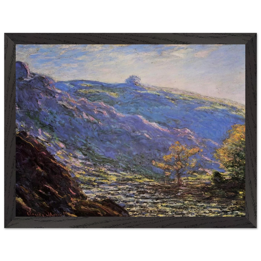 The Old Tree, Sunlight on the Petit Cruese by Claude Monet — Framed art print at Zephyeer