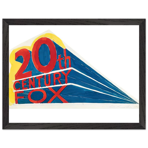 TRADEMARK 1 1962 by Edward Ruscha — Framed art print at Zephyeer