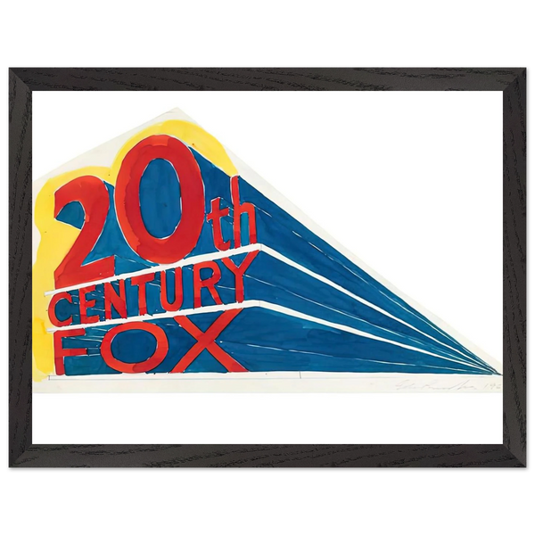 TRADEMARK 1 1962 by Edward Ruscha — Framed art print at Zephyeer