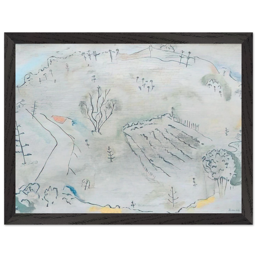 Composition à la carte de France - 1931 by John Ferren — Framed art print at Zephyeer