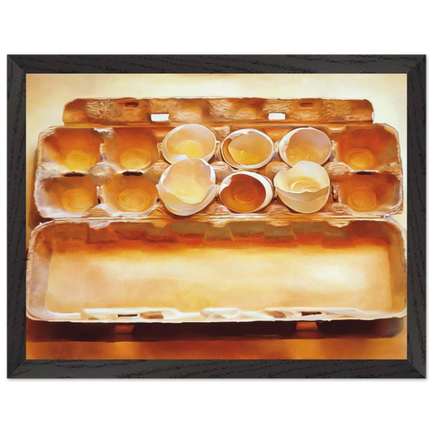 Eggs in an Egg Crate - 1975 by Mary Pratt — Framed art print at Zephyeer