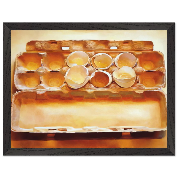 Eggs in an Egg Crate - 1975 by Mary Pratt — Framed art print at Zephyeer