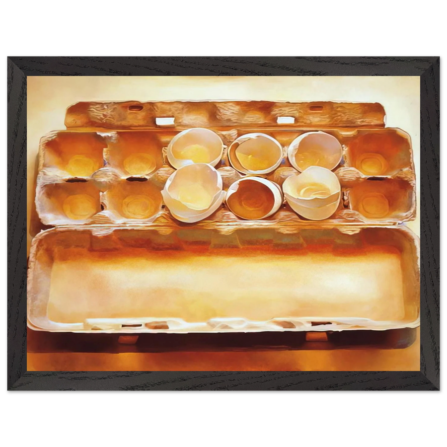 Eggs in an Egg Crate - 1975 by Mary Pratt — Framed art print at Zephyeer