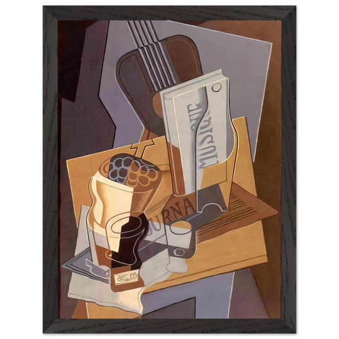 THE BOOK OF MUSIC 1922 by Juan Gris — Framed art print at Zephyeer