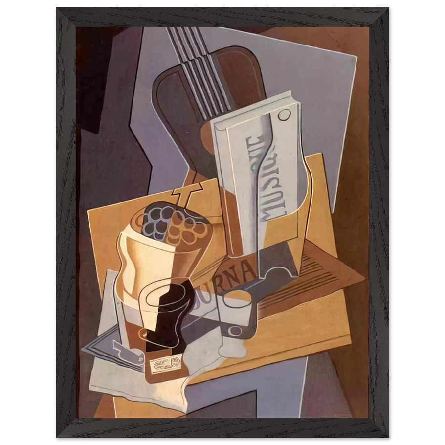 THE BOOK OF MUSIC 1922 by Juan Gris — Framed art print at Zephyeer