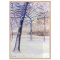 PARK IN THE SNOW by Gustave Caillebotte — Framed art print at Zephyeer