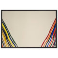 Beta Lambda (1961) by Morris Louis, framed poster