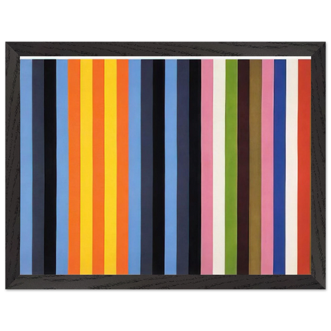Flower Machine - 1964 by Gene Davis — Framed art print at Zephyeer