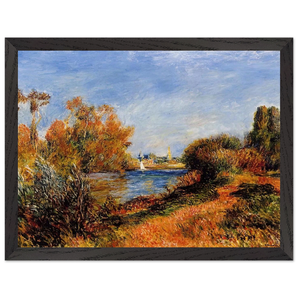 The Seine at Argenteuil by Pierre-Auguste Renoir — Framed art print at Zephyeer