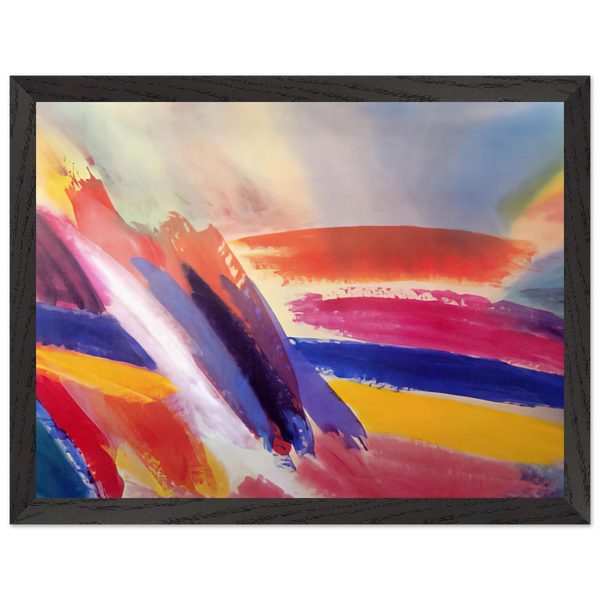 Spirit On High - 1995 by Ronnie Landfield — Framed art print at Zephyeer