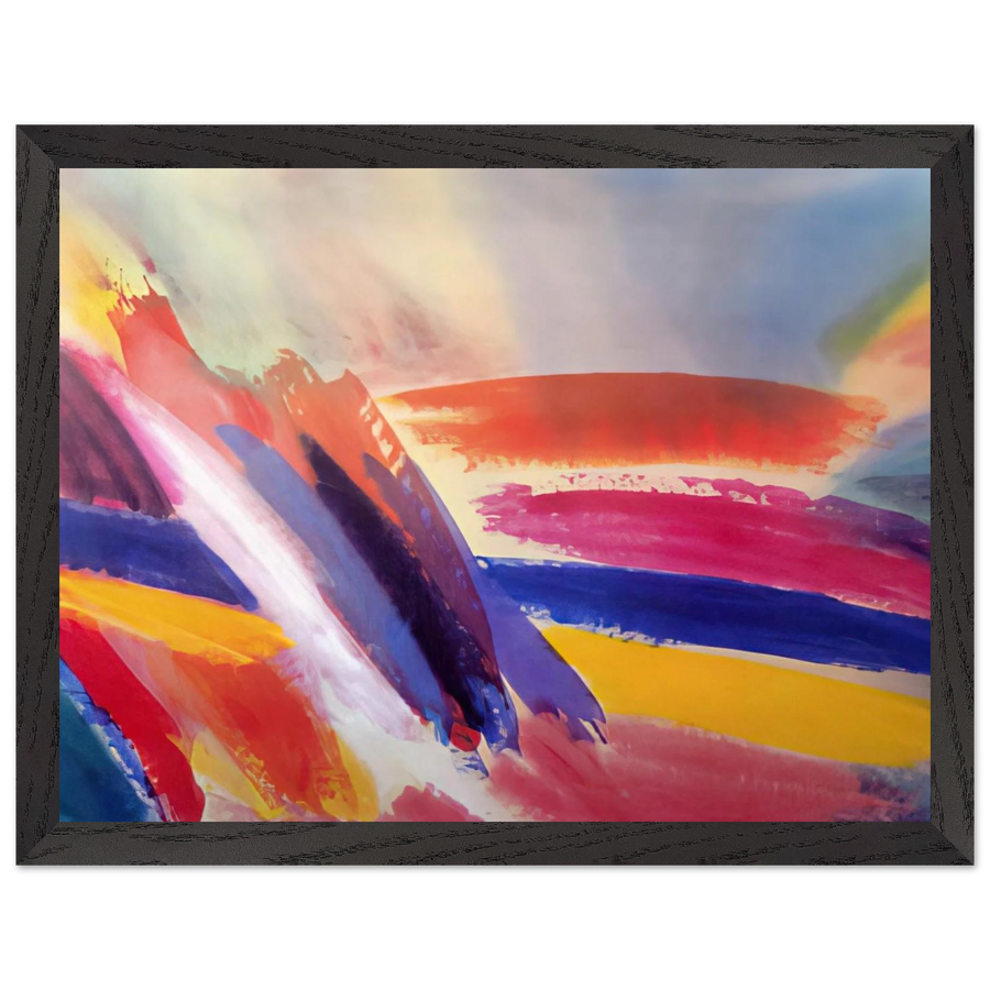 Spirit On High - 1995 by Ronnie Landfield — Framed art print at Zephyeer