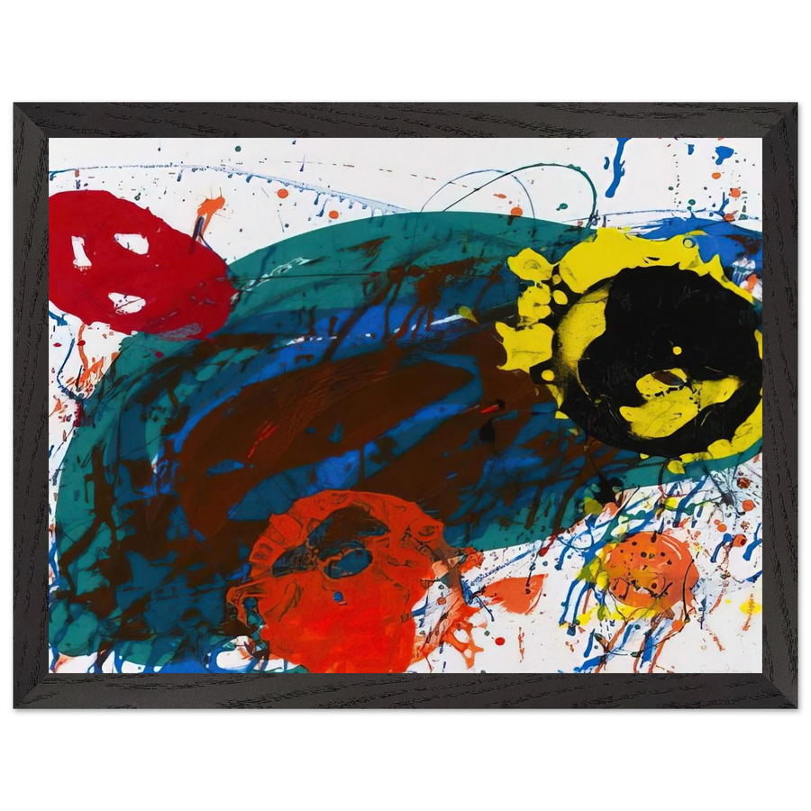 For Thirteen  SFS-335 by Sam Francis — Framed art print at Zephyeer