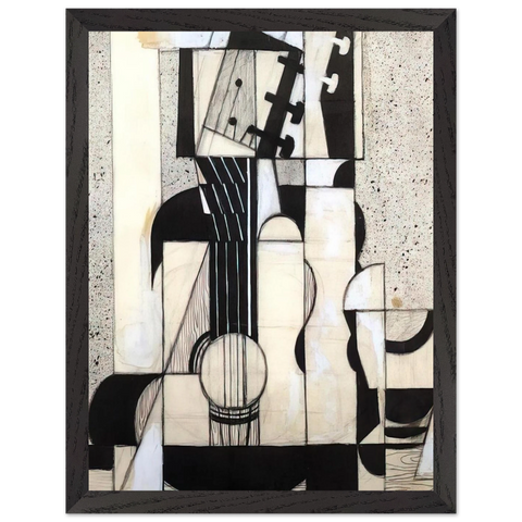 STILL LIFE WITH GUITAR 1913 by Juan Gris — Framed art print at Zephyeer