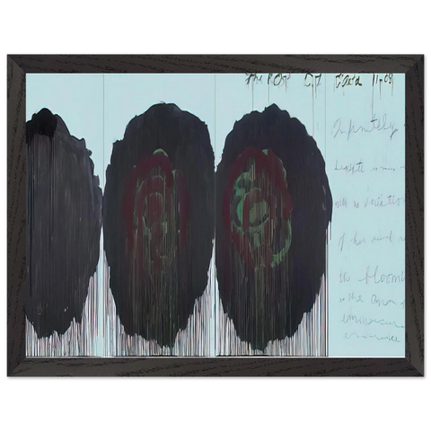 The Rose  V by Cy Twombly — Framed art print at Zephyeer
