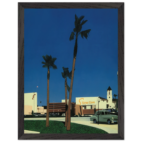 In the beginning IV Mall by Hiroshi Nagai — Framed art print at Zephyeer