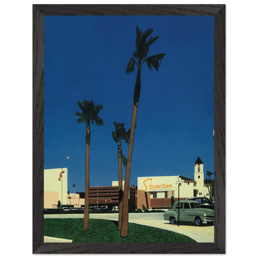 In the beginning IV Mall by Hiroshi Nagai — Framed art print at Zephyeer