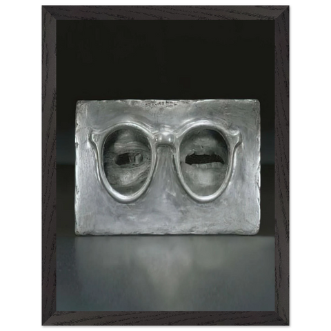 THE CRITIC SEES by Jasper Johns — Framed art print at Zephyeer