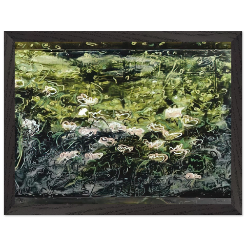 Acquatico - Art Informel by Mario Schifano — Framed art print at Zephyeer
