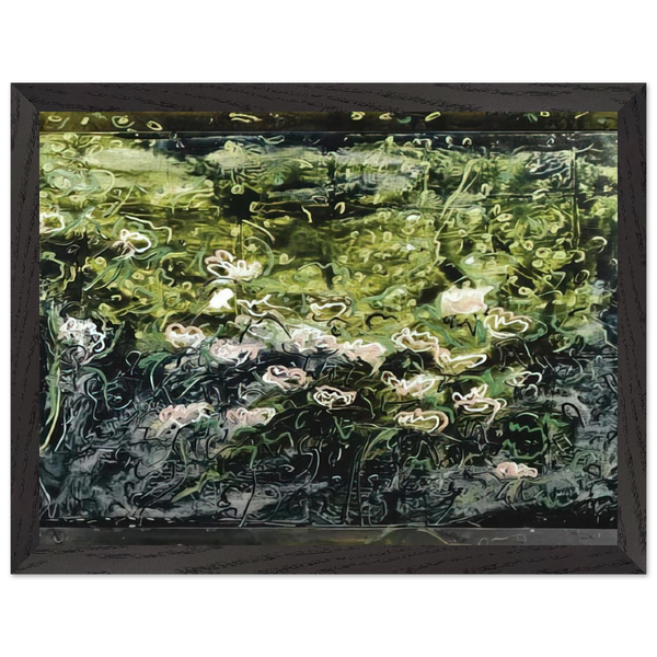 Acquatico - Art Informel by Mario Schifano — Framed art print at Zephyeer